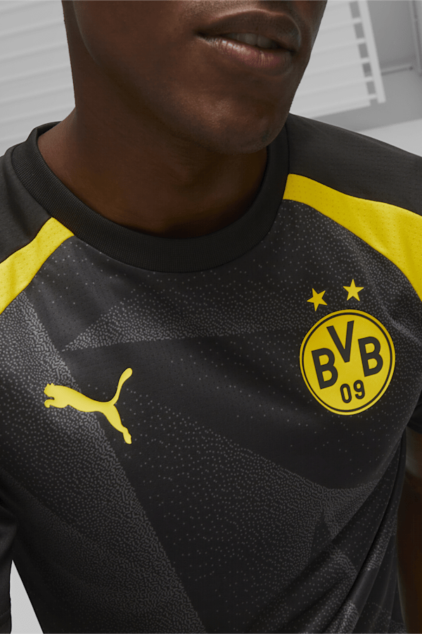 Borussia Dortmund Men's Pre-match Jersey, PUMA Black-Cyber Yellow, extralarge