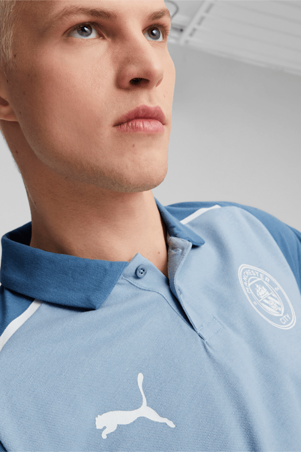 Manchester City Casuals Polo, Blue Wash-Deep Dive, extralarge-GBR