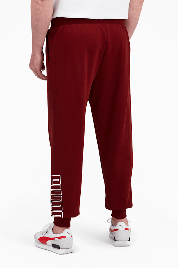 Red puma sweatpants deals