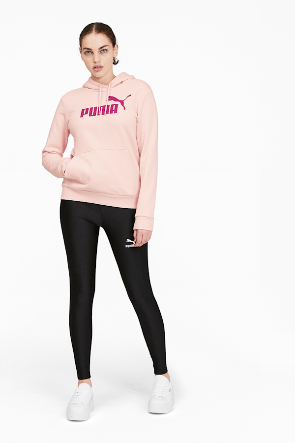 Pink puma best sale hoodie womens