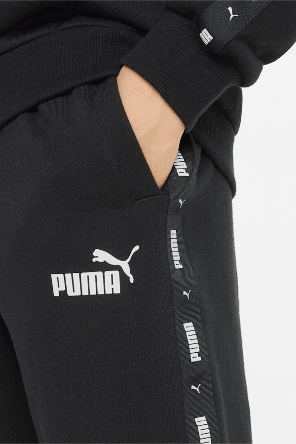 Essentials+ Tape Sweatpants Big Kids, Puma Black, extralarge