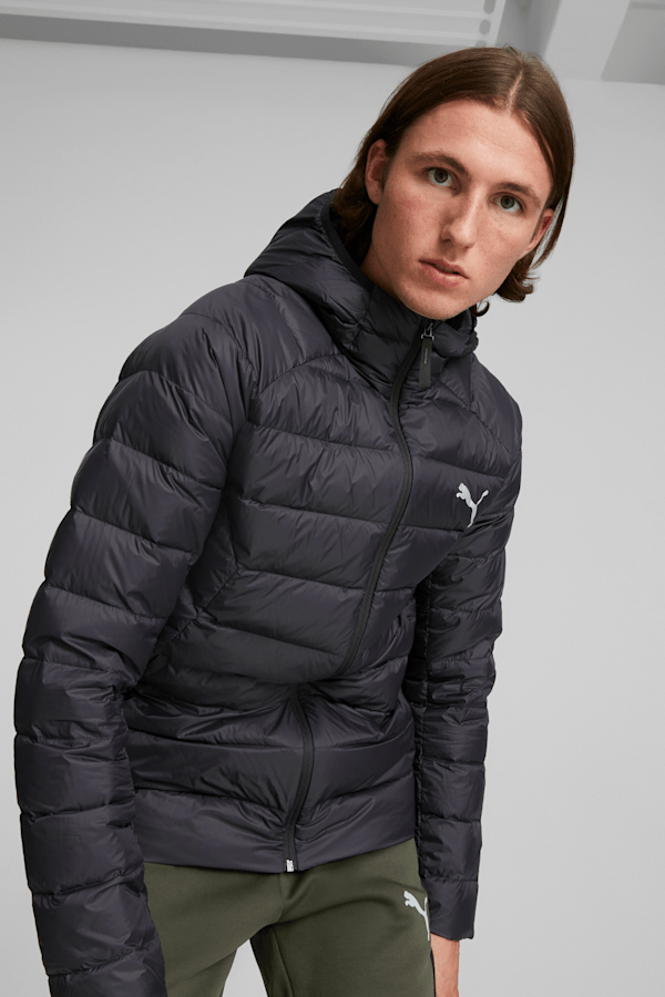 Puma men cheap black padded jacket