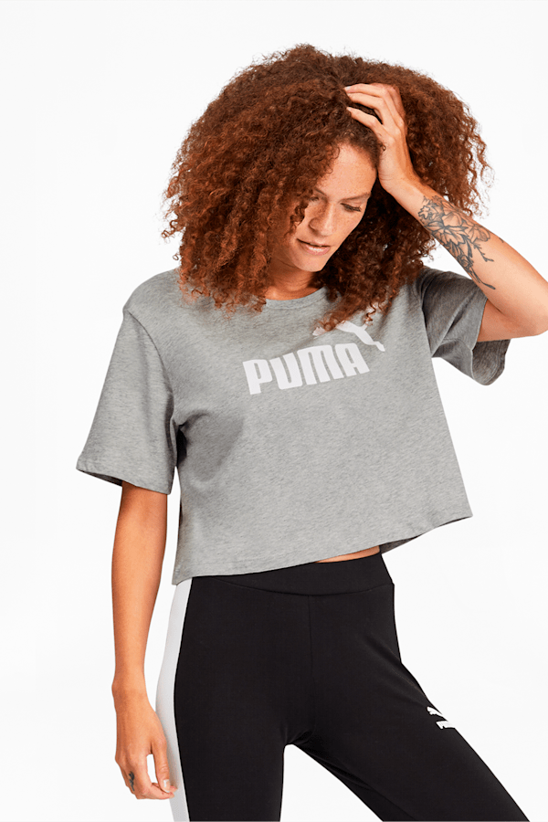 Puma cropped t shirt new arrivals