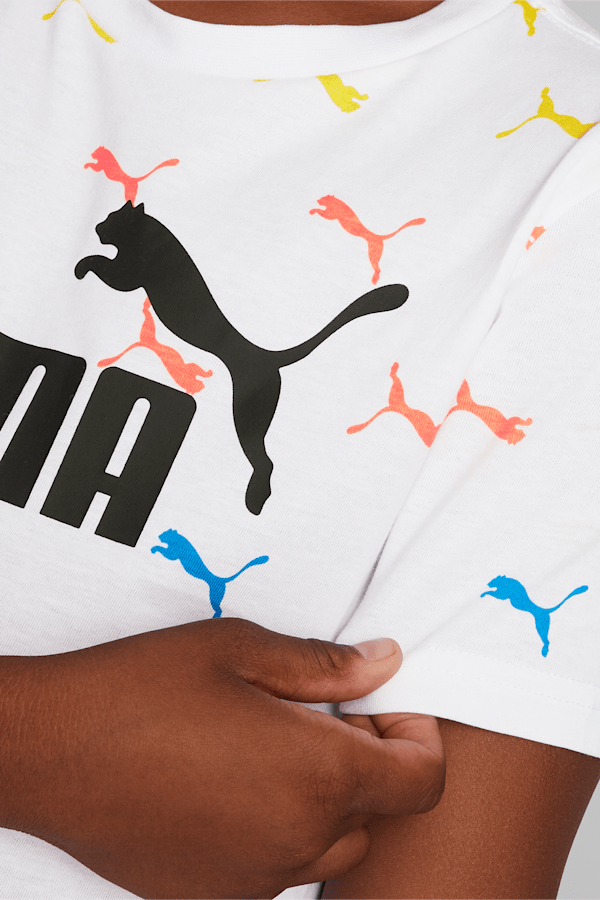Summer Cool Big Kids' Tee, PUMA WHITE, extralarge