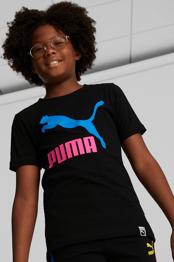 T7 Classics Big Kids' Tee, PUMA BLACK, extralarge