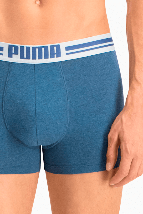 PUMA Placed Logo Men's Boxers 2 Pack, denim, extralarge