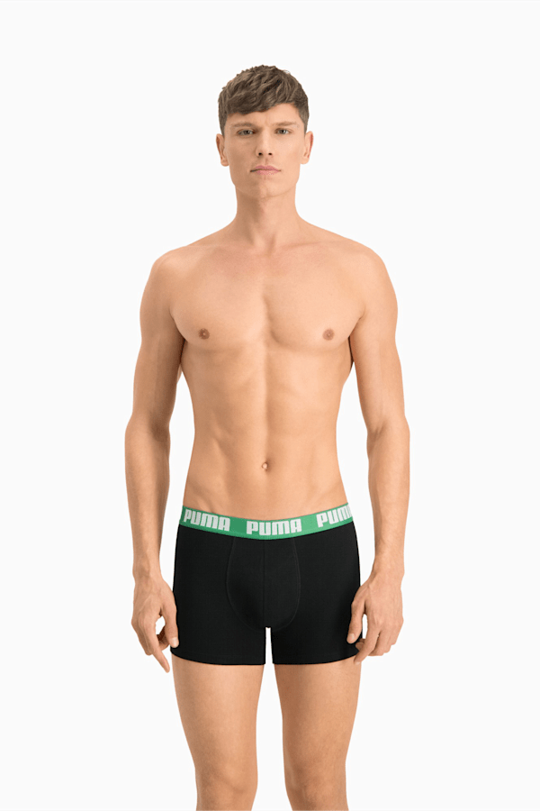 PUMA Basic Men's Boxers 2 Pack, amazon green, extralarge-GBR