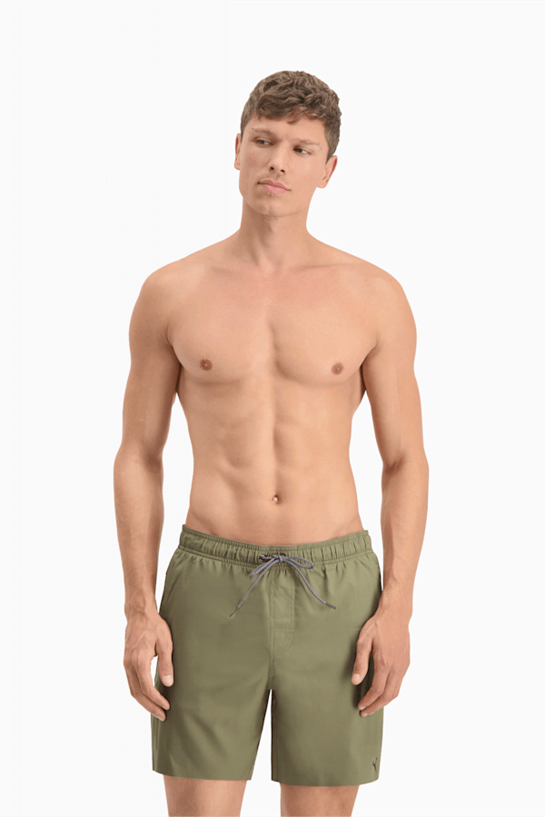PUMA Swim Mid-Length Men's Swimming Shorts, army green, extralarge-GBR