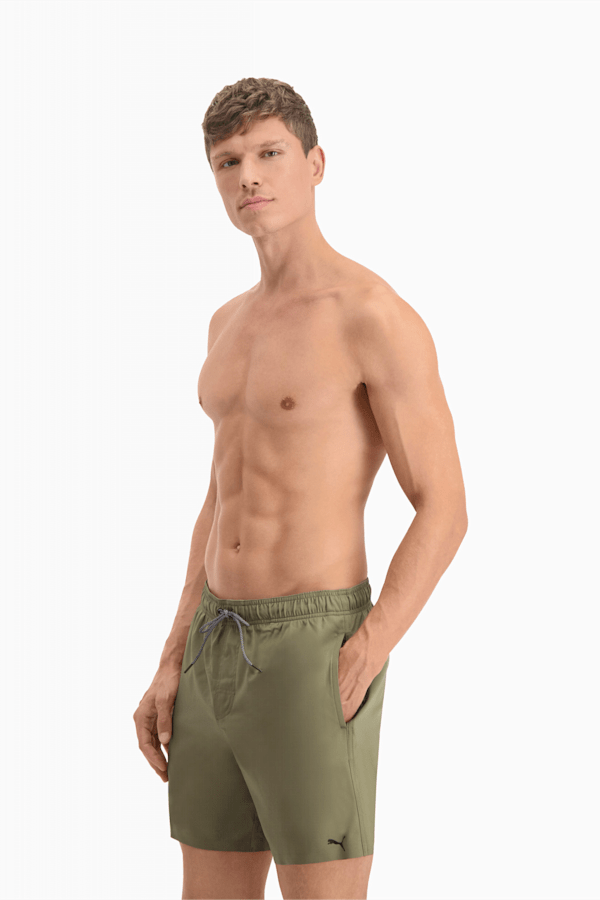 PUMA Swim Mid-Length Men's Swimming Shorts, army green, extralarge-GBR