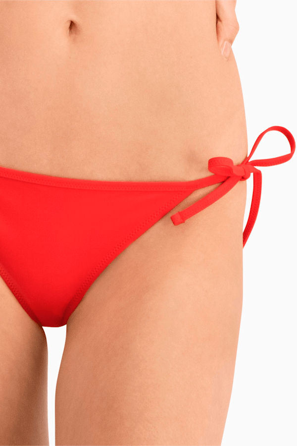 PUMA Swim Women's Bikini Bottoms Side Tie, red, extralarge