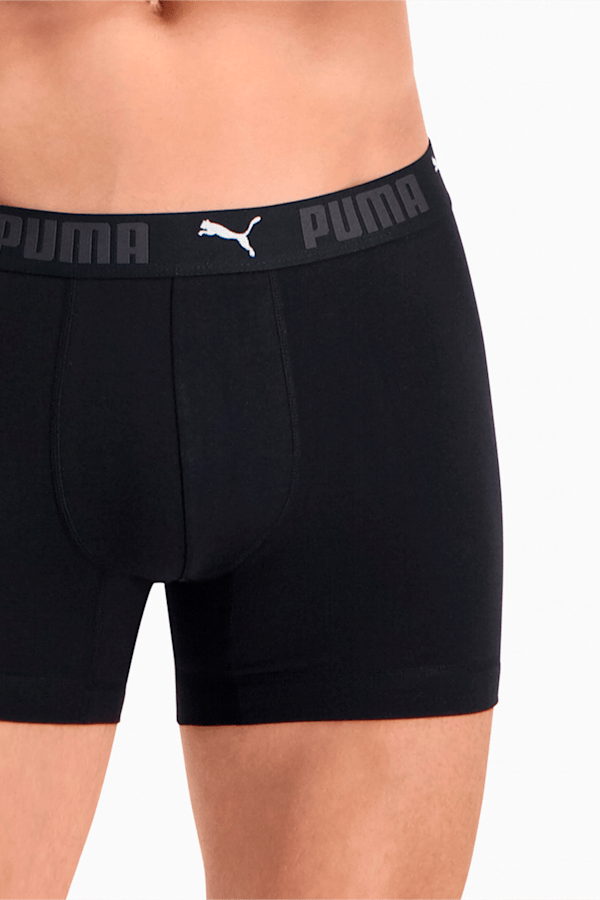 PUMA Sport Men's Cotton Boxers 2 Pack, black, extralarge