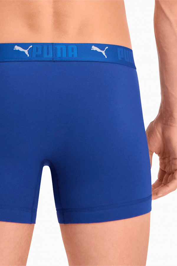 PUMA Sport Men's Cotton Boxers 2 Pack, blue combo, extralarge