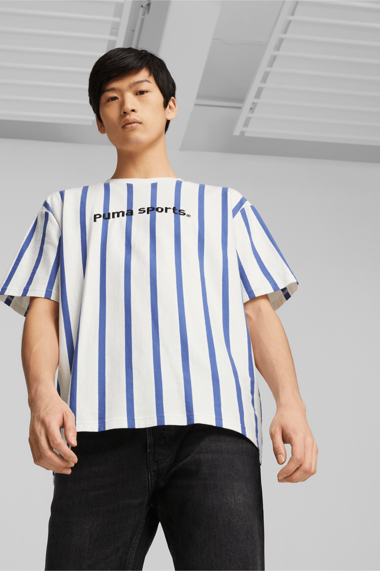 PUMA公式】ユニセックス PUMA TEAM ストライプ 半袖 Tシャツ