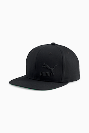 Lifestyle Colorblock Cap, PUMA Black-Archive Green, extralarge-GBR