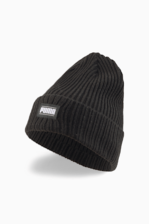 Classic Cuff Ribbed Beanie, Puma Black, extralarge-GBR