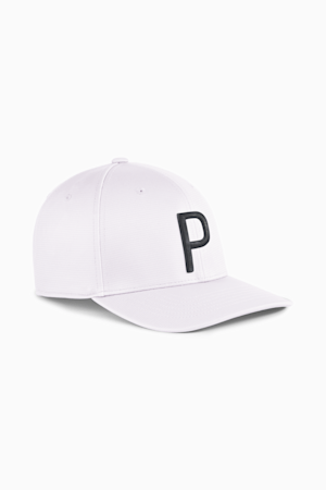 P Golf Cap, White Glow-PUMA Black, extralarge-GBR