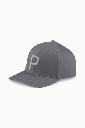 P Golf Cap, Slate Sky-Ash Gray, extralarge-GBR