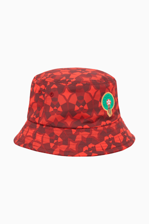 Morocco Football Bucket Hat, Tango Red, extralarge-GBR