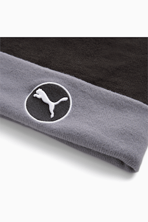 WRMLBL Men's Golf Removable Pom Beanie, PUMA Black-Slate Sky, extralarge-GBR