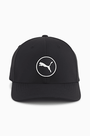 Circle Cat Tech Golf Cap, PUMA Black, extralarge-GBR