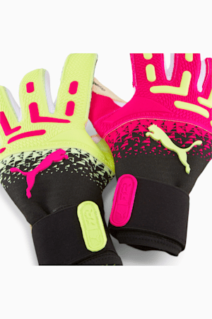 FUTURE Pro TRICKS Hybrid Football Goalkeeper Gloves, Fast Yellow-Ravish, extralarge-GBR