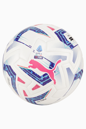 Orbita Serie A Pro Football, PUMA White-Blue Glimmer-Sunset Glow, extralarge-GBR