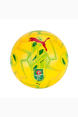 Orbita 1 Carabao Cup Football, Pelé Yellow-Amazon Green-PUMA Red, extralarge-GBR