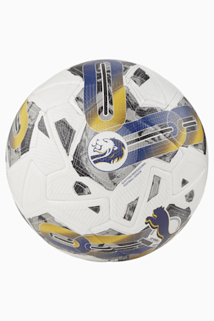 PUMA Orbita Scottish Professional Football League Football, PUMA White-Dark Blue-Gold, extralarge-GBR