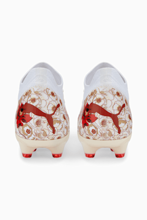 Chaussures de soccer avec crampons PUMA x LIBERTY FUTURE 1.4 FG/AG Femme, Puma White-Pristine, extralarge