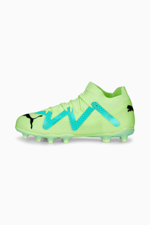 FUTURE Pro FG/AG Football Boots Youth, Fast Yellow-PUMA Black-Electric Peppermint, extralarge