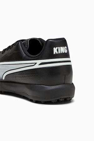 KING MATCH TT Youth Football Boots, PUMA Black-PUMA White, extralarge-GBR