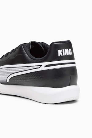 KING MATCH IT Youth Football Boots, PUMA Black-PUMA White, extralarge-GBR