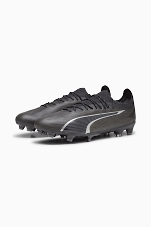 Chaussures de soccer avec crampons ULTRA ULTIMATE FG/AG, PUMA Black-Asphalt, extralarge
