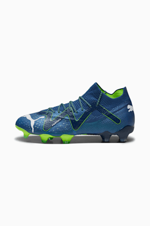 FUTURE ULTIMATE FG/AG Women's Football Boots, Persian Blue-PUMA White-Pro Green, extralarge-GBR