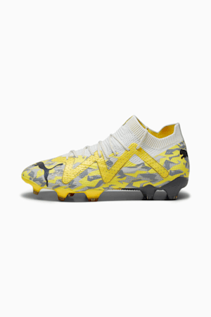 FUTURE ULTIMATE FG/AG Women's Football Boots, Sedate Gray-Asphalt-Yellow Blaze, extralarge-GBR