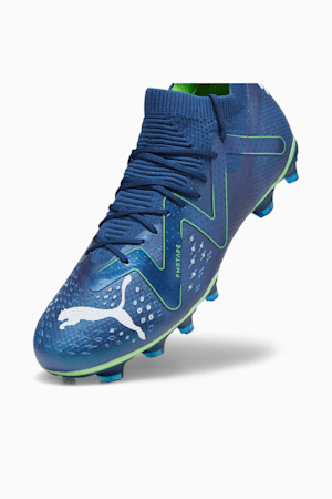 FUTURE PRO FG/AG Men's Football Boots, Persian Blue-PUMA White-Pro Green, extralarge-GBR