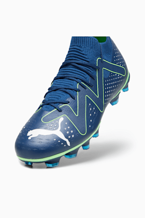 FUTURE MATCH FG/AG Men's Football Boots, Persian Blue-PUMA White-Pro Green, extralarge-GBR