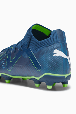 FUTURE PRO FG/AG Big Kids' Soccer Cleats, Persian Blue-PUMA White-Pro Green, extralarge