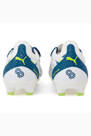 ULTRA ULTIMATE Christian Pulisic FG/AG Football Boots, PUMA White-Lime Smash-Clyde Royal, extralarge-GBR