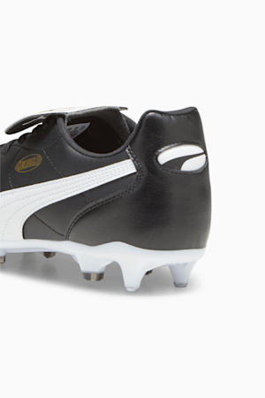 KING TOP MxSG Football Boots, PUMA Black-PUMA White-PUMA Gold, extralarge-GBR