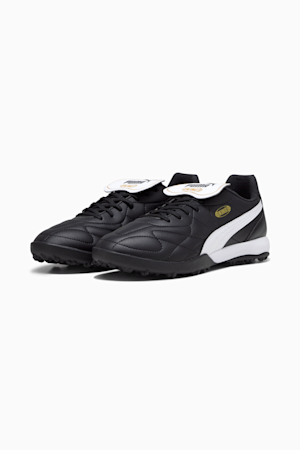 KING TOP TT Football Boots, PUMA Black-PUMA White-PUMA Gold, extralarge-GBR