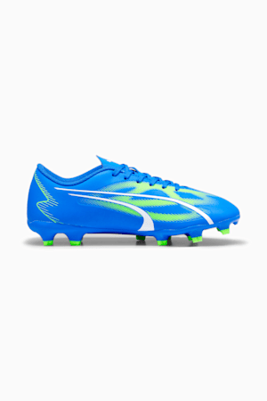 ULTRA PLAY FG/AG Men's Football Boots, Ultra Blue-PUMA White-Pro Green, extralarge-GBR