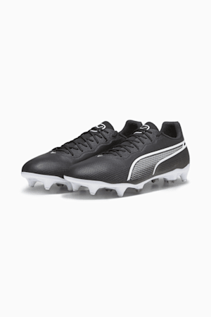 KING PRO MxSG Football Boots, PUMA Black-PUMA White, extralarge-GBR