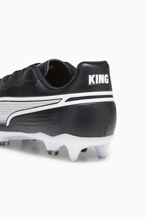 KING MATCH MxSG Football Boots, PUMA Black-PUMA White, extralarge-GBR
