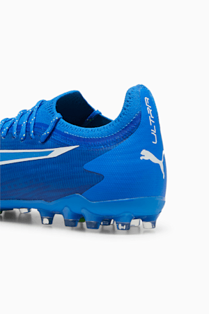 ULTRA ULTIMATE MG Men's Football Boots, Ultra Blue-PUMA White-Pro Green, extralarge-GBR