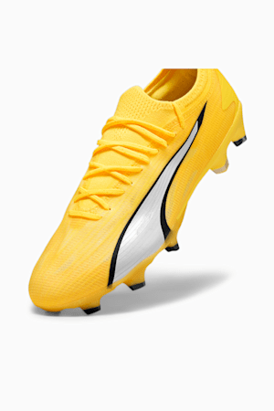 ULTRA ULTIMATE FG/AG Women's Football Boots, Yellow Blaze-PUMA White-PUMA Black, extralarge-GBR