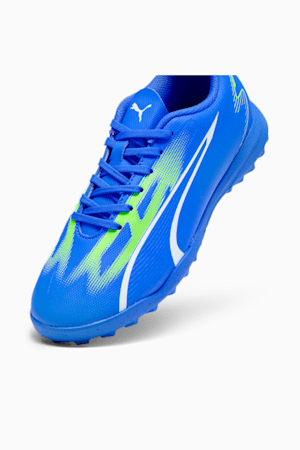 ULTRA PLAY TT Youth Football Boots, Ultra Blue-PUMA White-Pro Green, extralarge-GBR