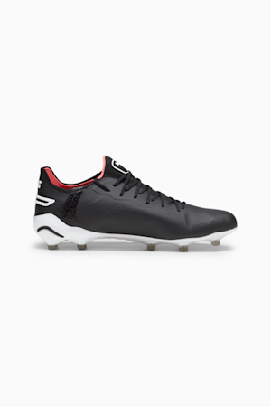 KING ULTIMATE FG/AG Football Boots, PUMA Black-PUMA White-Fire Orchid, extralarge-GBR