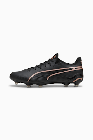 KING ULTIMATE FG/AG Football Boots, PUMA Black-Copper Rose, extralarge-GBR