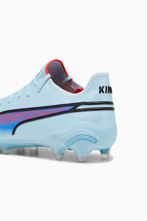 KING ULTIMATE FG/AG Women's Football Boots, Silver Sky-PUMA Black-Fire Orchid, extralarge-GBR